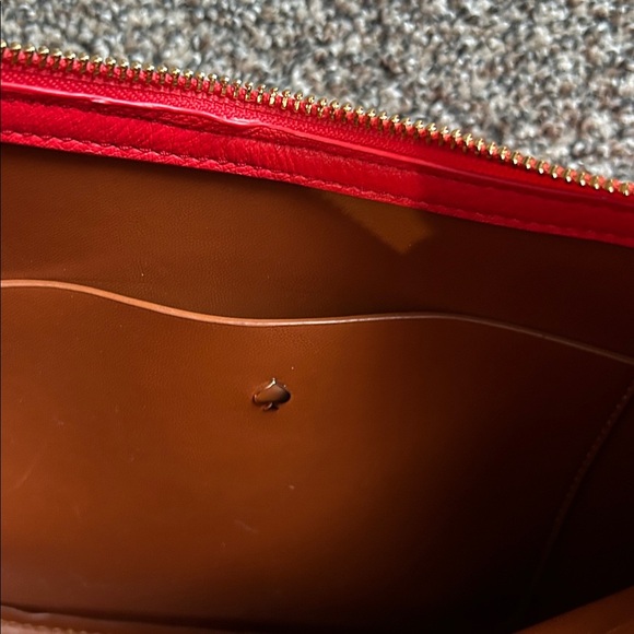 Kate Spade Leather Hobo Crossbody Bag in Red | Hobo | Crossbody | Kate Spade - Picture 12 of 13